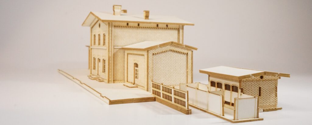 Model stacji kolejowej